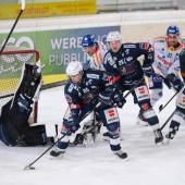 Le gardien Tizian Giovanelli et ses Cavaliers ont été déjoués par Asiago. © Vanna Antonello