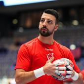 Handball-Ass Miguel Neves. © ANSA / Sebastian Elias Uth