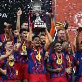 Barcelona won the Spanish Super Cup in Jeddah, Saudi Arabia. © APA/afp / FADEL SENNA