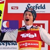 Johannes Lamparter war in Seefeld nicht zu schlagen. © ANSA / ANNA SZILAGYI