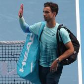 Lorenzo Musetti hat sich verletzt. © AFP / DAVID GRAY