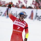 Marco Odermatt est le capitaine de l'équipe nationale lors de cette Coupe du monde. © ANSA / JEAN-CHRISTOPHE BOTT