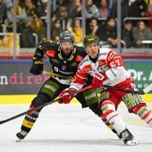 Markus Lauridsen (link/HCP) und Matt Bradley (HCB) werden am Sonntag in Bozen aufeinandertreffen. © Optic Rapid