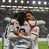 Rafael Leao scored the winning goal. © ANSA / FABIO MURRU