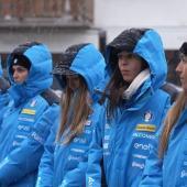 Sofia Goggia & Co. gedenken in Crans-Montana an die Opfer.