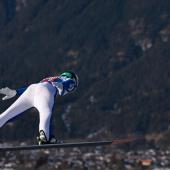 Timi Zajc a également été disqualifié à Garmisch-Partenkirchen. © ANSA / ANNA SZILAGYI
