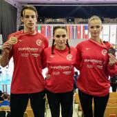 Alexander Oberhofer, Maya Wenin und Anna Gruber (v.l.).