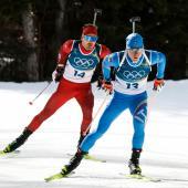 Am Freitag beendet Lukas Hofer seine Olympischen Spiele. © APA/afp / ODD ANDERSEN