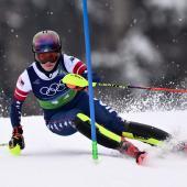 Auf Mikaela Shiffrin werden alle Augen gerichtet sein. © APA/afp / MARCO BERTORELLO