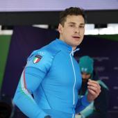 Bobpilot Patrick Baumgartner bei den Olympischen Spielen in Cortina. © FELICE CALABRO' / Felice Calabro'