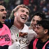 Der gefeierte Held bei Napoli: Rasmus Hojlund. © ANSA / LUCA ZENNARO