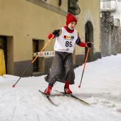 Le Palio delle Contrade a eu lieu à Bormio malgré les Jeux olympiques. © ANSA / MICHAEL BUHOLZER