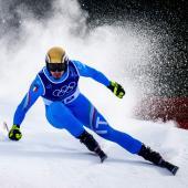 Dominik Paris greift heute in der Team-Kombi an. © APA/afp / DIMITAR DILKOFF