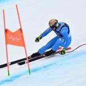 Dominik Paris kämpft in Bormio um die Goldmedaille. © APA/afp / FABRICE COFFRINI