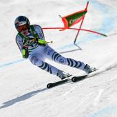 Emma Aicher feierte einen klaren Sieg. © APA/afp / LIONEL BONAVENTURE
