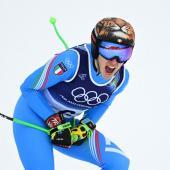 Federica Brignone beim Super-G in Cortina d'Ampezzo. © APA/afp / FRANCOIS-XAVIER MARIT