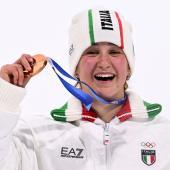 Flora Tabanelli hat ein olympisches Märchen erlebt. © APA/afp / KIRILL KUDRYAVTSEV