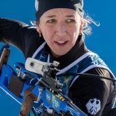 Franziska Preuß patzte beim letzten Schießen. © APA/afp / FRANCOIS-XAVIER MARIT