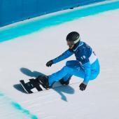 For Omar Visintin, the 2026 Olympics are now over. © ANSA / ALEX PLAVEVSKI