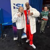 Ilia Malinin mit Snoop Dogg. © ISU