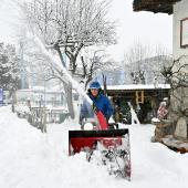 In Cortina d'Ampezzo ist Neuschnee gefallen. © APA / HANS KLAUS TECHT