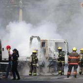 In Mexiko gibt es schwere Unruhen, geschürt von den Drogen-Kartellen. © ANSA / Francisco Guasco