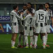 Juventus jubelt gegen Parma. © ANSA / ANSA / LORENZO CATTANI