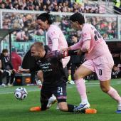 Kapitän Fabian Tait hatte mit dem FCS in Palermo kein Glück. © Felice Calabro' / Felice Calabro'