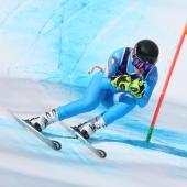 Laura Pirovano legte für ihre Teamkollegin in der Team-Kombination vor. © ANSA / ANDREA SOLERO