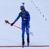 Lisa Vittozzi fait partie des favorites du départ groupé d'Antholz. © ANSA / PIERRE TEYSSOT