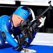 Lukas Hofer zieht nach der ersten Olympia-Woche  Bilanz. © ANSA/Teyssot