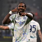 Marcus Thuram ist mit Inter auf Kurs Richtung Meisterschaft. © APA/afp / PIERO CRUCIATTI