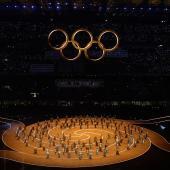 Mit einem Show-Spektakel im San Siro haben die Olympischen Winterspiele 2026 begonnen. © ANSA / TERESA SUAREZ