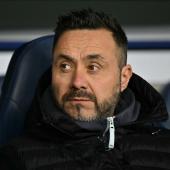 Roberto De Zerbi ist nicht mehr Trainer von Olympique Marseille. © APA/afp / LOU BENOIST