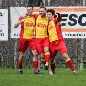 Simon Baldo (rechts) jubelte mit Salurn.