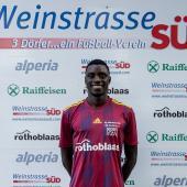 Thierno Diagne leistete sich gegen Natz eine schwere Täglichkeit. © Weinstraße Süd