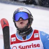 Alex Vinatzer hat einen turbulenten Winter hinter sich. © ANSA / JEAN-CHRISTOPHE BOTT