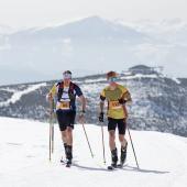 Andreas Innerebner (l.) und Andreas Reiterer (r.) auf dem finalen Teilstück am Rittner Horn. © Newspower.it