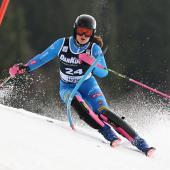 Anna Trocker continued her own skiing fairytale on Tuesday. © Pentaphoto / A. Trovati