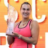 Aryna Sabalenka triumphierte in Miami. © APA / MATTHEW STOCKMAN