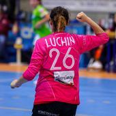 Brixen-Torfrau Francesca Luchin hielt den Sieg fest und erzielte sogar einen Treffer.