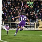 Die Fiorentina glich gegen Inter aus. © ANSA / CLAUDIO GIOVANNINI