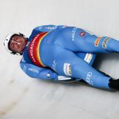 Dominik Fischnaller finished in second place. © ANSA / FILIP SINGER