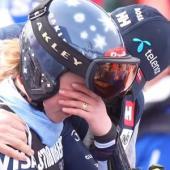 Eine emotionale Szene beim Weltcupfinale. © Screenshot