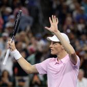 Eine Stunde und ein paar Minuten – länger stand Sinner am Donnerstag nicht auf dem Court. © APA / CLIVE BRUNSKILL