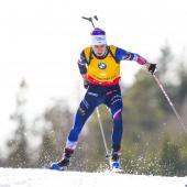 Eric Perrot war der beste Biathlet in dieser Saison. © ANSA / HEIKO JUNGE