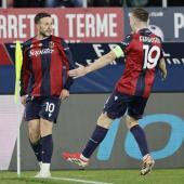 Federico Bernardeschi (links) brachte Bologna in Führung. © ANSA / ELISABETTA BARACCHI