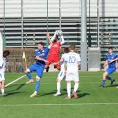 Gitschberg Jochtal (in white) won against the league leaders in Bruneck. © David Laner
