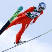 Gregor Deschwanden est monté sur la plus haute marche du podium pour la première fois. © APA/afp / PETRI KORTENIEMI