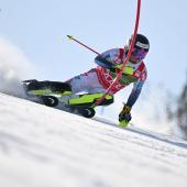 Holt Atle Lie McGrath  die Slalom-Kugel? © APA/afp / JURE MAKOVEC
